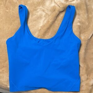 Royal Blue lululemon Scoop Neck Crop Tank
